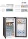 Arrow 3 Cu.Ft Single Door Refrigerator 84L Compact Fridge, Black, Low Noise R600a - RO-100RDKR
