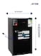 Arrow 3 Cu.Ft Single Door Refrigerator 84L Compact Fridge, Black, Low Noise R600a - RO-100RDKR