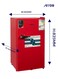 Arrow 3 Cu.Ft Single Door Refrigerator 84L Compact Fridge, Red, Low Noise R600a - RO-100RDKR