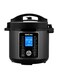 طباخة ضغط وقلاية هواء 2 في 1، شاشة رقمية، أدوات مندي، وعاء جرانيت، 220-240 فولت، 6 لتر، 1800 واط GVPC-2600DG، أسود
