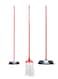 Cepillo Long Handle Cleaning Broom brush 2 SET + Floor Cleaning Wet Mop Red/White, Combo SET OF 3