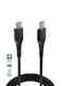 USB-C to USB-C Fabric  lion x Cable, 2 Meter - High-Quality Saudi-Made Cable Compatible with iPhone 15, iPhone 16, iPad, Tablets, and Android Phones