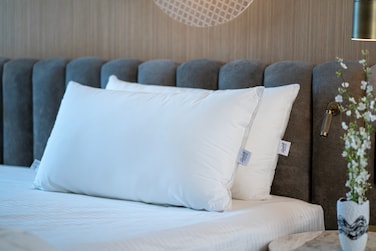 Gentelle  Hotel MicrfFiber Pillow 50cm x 90cm - 100% Cotton Outer Cover - 1200g