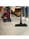 W.BOX Barrel Vacuum Cleaner, 21 Liter, 1400 Watt, KVC21LR, Black &amp; Red