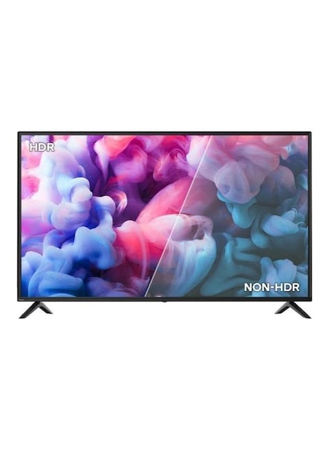 Dansat 75-Inch Ultra HD 4K Smart Android TV With Wall Mount, DTD75BU, Black