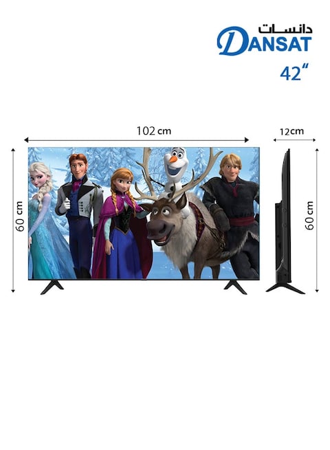 Buy Dansat 42 Inch LED Android TV, FHD With Free Wall Mount