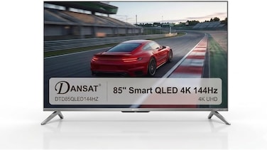شاشة دانسات 85 بوصة ذكية كيو ليد بجودة 4كي 144 هرتز DTD85QLED144HZ