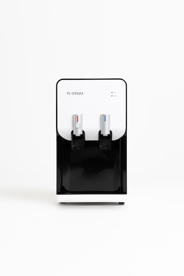 بلاتينيوم WD 5151 موزع مياه صغير بقوة 85 واط، أبيض و أسود