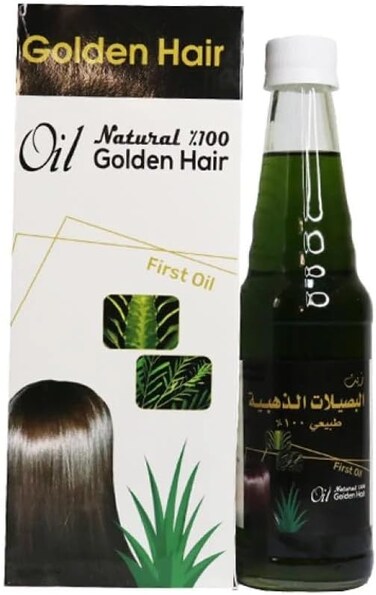 زيت جريبات الشعر الذهبي من اورينتال هيربس، 400 مل، زيت بصيلات الشعر الذهبي 400 مل