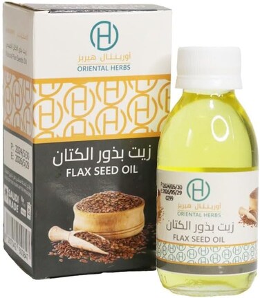 زيت بذور الكتان الاعشاب الشرقية 125 مل زيت بذور الكتان 125 مل