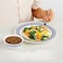 BRITISH CHEF 20 Pieces Opalware Dinner Set   Microwave &amp; Dishwasher Safe   Ocean Dinnerware set with 4-Piece Dinner Plate, 4-Piece Side Plate, 4-Piece Veg Bowl, 4-Piece Mug, 4-Piece Spoons-White