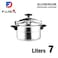 Fujika pressure cooker 7 liters aluminum FJK-7
