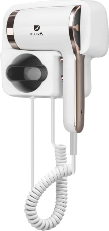 مجفف شعر فندق فوجيكا 1600 واط مثبت على الحائط للحمام