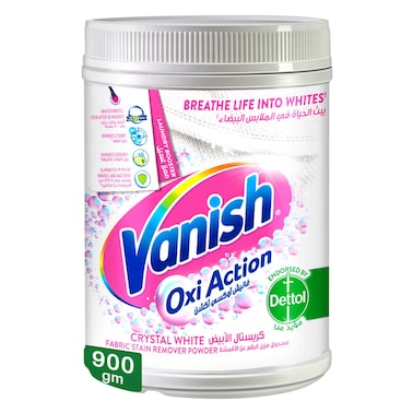 Vanish Fabric Oxi Action Stain Remover Powder 900g - White Clothes