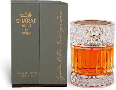 Sharaf Blend by Zimaya Extrait De Parfum 100ML   Unisex 
