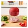 Nutricook Choppi Cordless Rechargeable Chopper, 500ml, CH600R-ME, Red