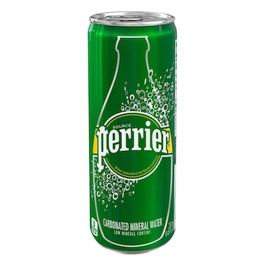 Perrier Natural Sparkling Mineral Water Can 250ml