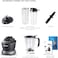 NutriBullet Full Size Blender + Combo , Multi-Function High Speed Blender, Mixer System With Nutrient Extractor, 1000 Watts Smoothie Maker, 7 Piece, NBC-0910B, Dark Grey