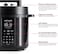 Nutricook Smart Pot 2 1000 Watts, 9 In 1 Instant Programmable Electric Pressure Cooker, 6 Liters, 12 Smart Programs, SP204K, Black