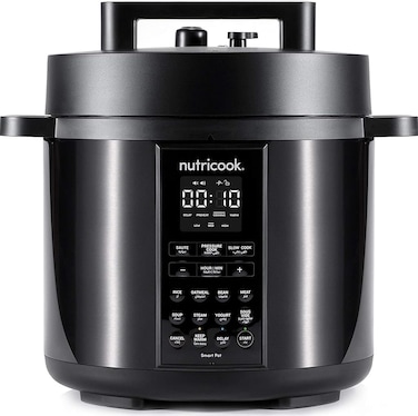 Nutricook Smart Pot 8 Litre 9-In-1 Instant Programmable Electric Pressure Cooker, SP208K