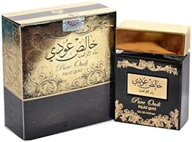 Lattafa Pure Oudy Gold Water Unisex Perfume - Eau de Parfum, 100ml