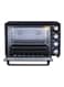 45L Electric Oven with Convection and Rotisserie Function   Perfect for Grilling, Toasting, and Roasting  1800 W STO-735N Black