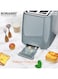 2 Slice Bread Toaster - Adjustable 7 Browning Control with Slide Out Crumb Tray   Defrost, Reheat and Cancel Options   Cool Touch Body for Fast Toasting 750 W ST-210 Grey