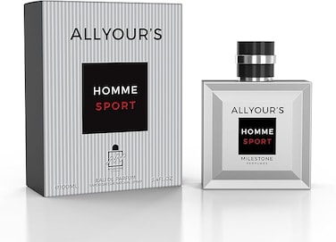 All Yours Homme Sport Milestone Eau De Parfum for Men 100 Ml
