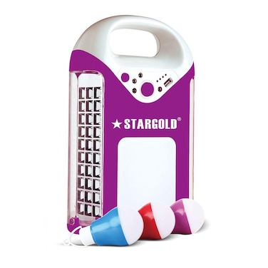 STARGOLD Super Bright Rechargeable LED High Bright Emergency Solar Lantern