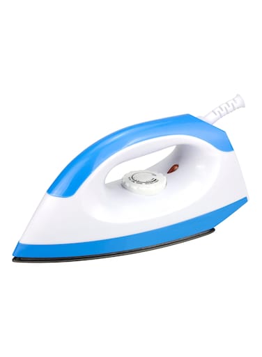 ريفورا مكواة جافة بقوة 1200 واط لملابس مكوية بشكل مثالي، لوحة طلاء غير لاصقة وتحكم في درجة الحرارة قابل للتعديل، ضوء مؤشر مع مادة ABS RE-125