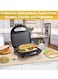 Klikon 750W 2-Slice Electric Panini Press Grill Breakfast Sandwich Maker 750W With 270ml Handheld Portable Garment Steamer 1300W KGT-810 + KGS-311