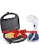 Klikon 750W 2-Slice Electric Panini Press Grill Breakfast Sandwich Maker 750W With 270ml Handheld Portable Garment Steamer 1300W KGT-810 + KGS-311