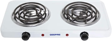 Geepas Double Hot Plate, Ghp7576, Off White