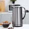 Geepas 1L Vacuum Flask, Heat Insulated Thermos For Keeping Hot/Cold Long Hour Heat/Cold Retention, Multi Walled, Hot Water, Tea, Beverage, Ideal For Social Occasion, Commercial &amp; Outings