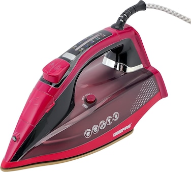 Geepas Digital Steam Iron Gsi7813, Red