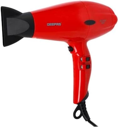 جيباس مجفف شعر، 0.96 كجم، 2000.0 واط، أسود