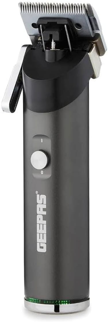 ماكينة حلاقة GTR56029 احترافية لاسلكية قابلة لاعادة الشحن مع 4 امشاط وفرشاة وزيت وراس قابل للتعديل ساعات عمل لـ3 من جيباس