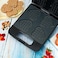 Geepas Heart Waffle Maker, 4 Slice Capacity, Gwm36543 Non Stick Cooking Plate Cool Touch Handle &amp; Skid Resistance Feet Overheat Protection Power &amp; Ready Indication Lights, Black