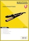 Krypton Hair Straightener, Ceramic Heat Plate, Knh6314, PTC Heating Element, 5 Level Temperature 146 -220C, 360 Degree Swivel Cord