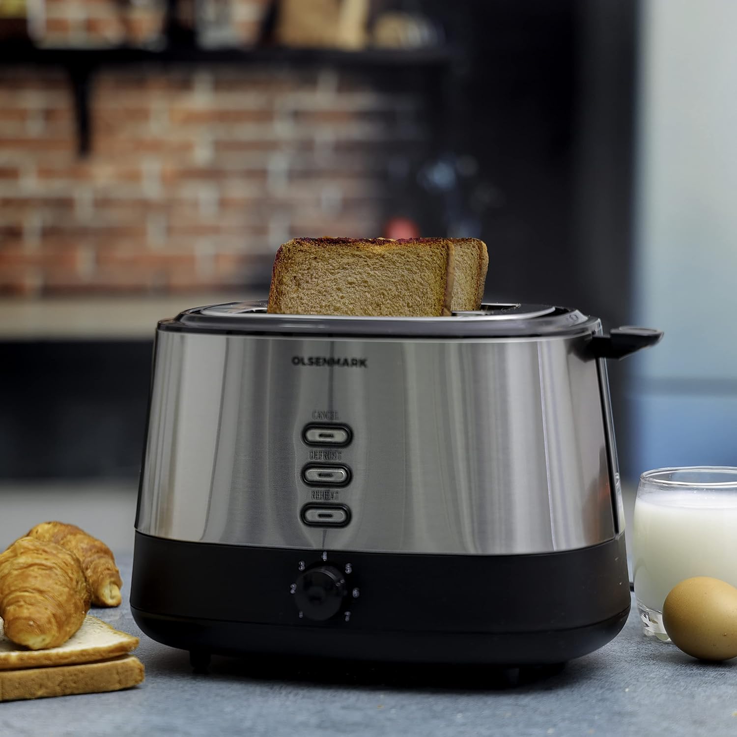 Buy Olsenmark Bread Toaster, Slice Pop-Up Toaster, Ombt2476