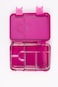Cocobee-Bento Lunch Box, Bpa Free, Microwave Safe Removable Tray, 6 Adjustable Compartments, Leakproof, Lightweight, 22X15.5X5Cm, 1L, 3 Years+ - Dark Pink
