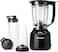 NutriBullet Smart Touch Blender Combo 1500 Watts, With Intelligent Program, 3 Blending Speeds &amp; Pulse Control, 8 Accessories, High Speed Blender, Smoothie Maker, NBT-15, Black