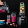 NutriBullet Smart Touch Blender Combo 1500 Watts, With Intelligent Program, 3 Blending Speeds &amp; Pulse Control, 8 Accessories, High Speed Blender, Smoothie Maker, NBT-15, Black
