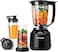 NutriBullet Smart Touch Blender Combo 1500 Watts, With Intelligent Program, 3 Blending Speeds &amp; Pulse Control, 8 Accessories, High Speed Blender, Smoothie Maker, NBT-15, Black