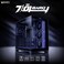 ماجيستي - Majesty Lightning 7 Mid Tower PC Case   7 Pre-Installed 120mm Infinity ARGB Fans for Efficient Airflow   ATX Support   360mm Water Cooler Support   2 x USB 3.0 Ports   Back-Connect Design   Black