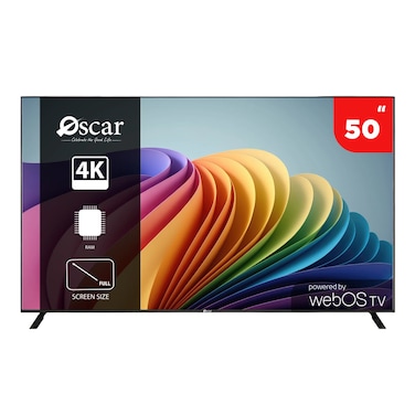 اوسكار شاشة تلفزيون 50 بوصة سمارت WebOs بدقة 4k – حامل جداري – OS50PW4KM
