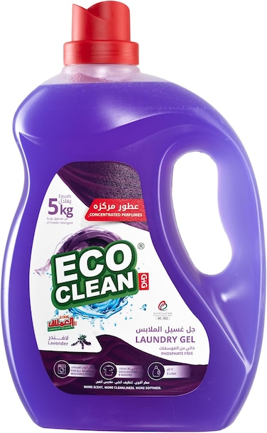 Al Emalaq Eco Clean Laundry Gel Lavender 3 L