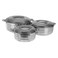 رويال فورد - طقم أواني ساخنة مكون من 3 قطع فضي قياسي