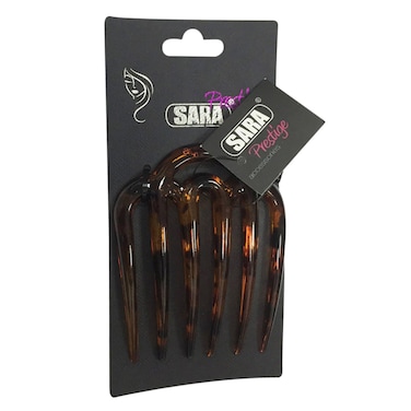 Sara 303613 Spotted Hair Clip Assorted Brown