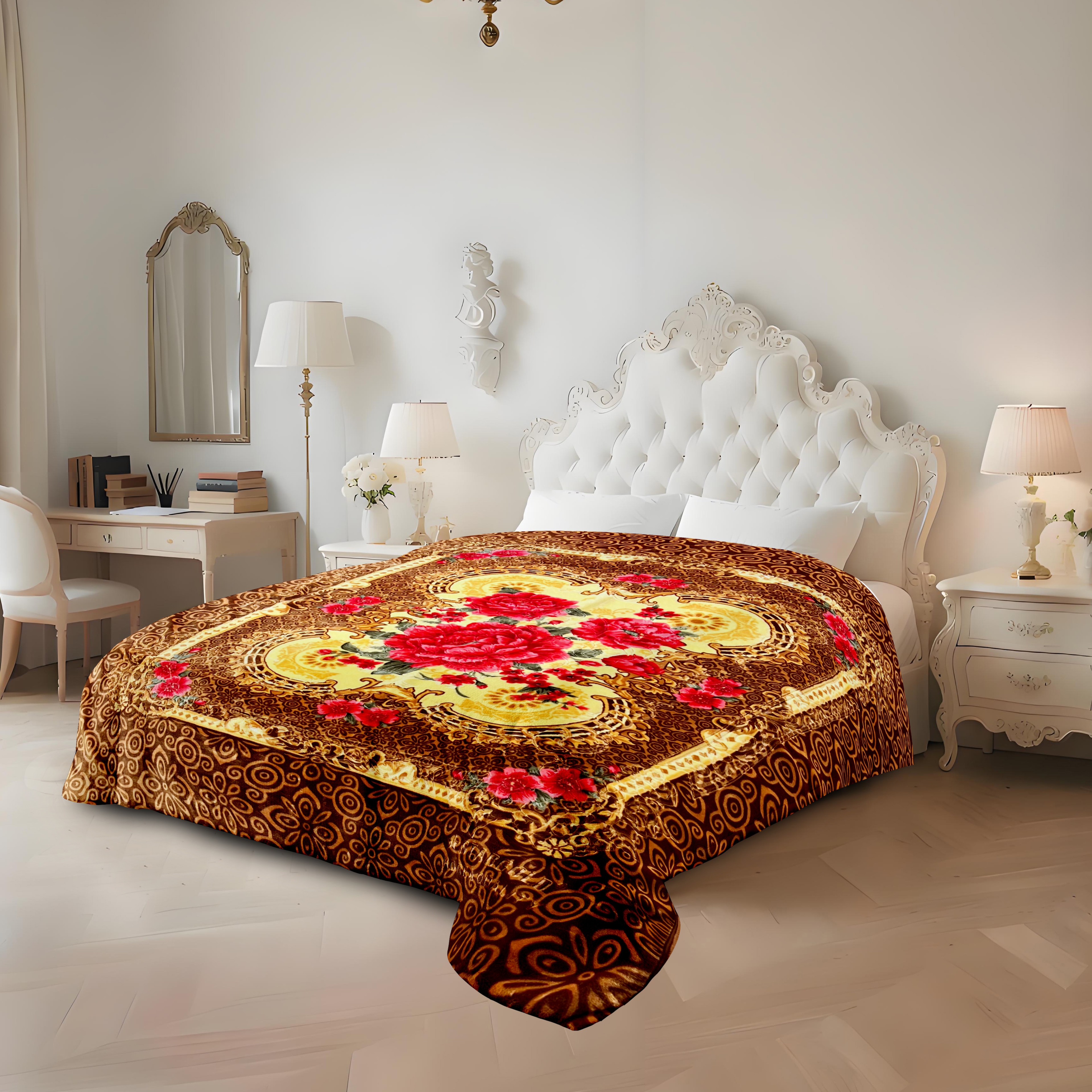 Buy STARGOLD Double Ply Raschel Premium Quality Blanket 200X240CM